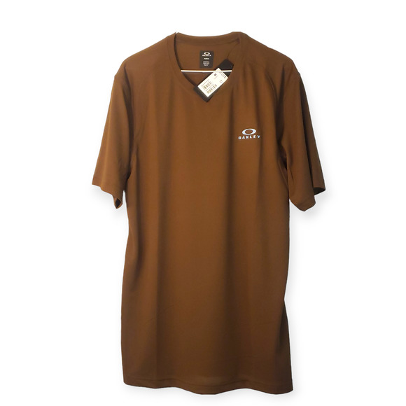 NWT Oakley Enhance Mesh Men's Athletic Tee in Carafe | Medium - Picture 2 of 12